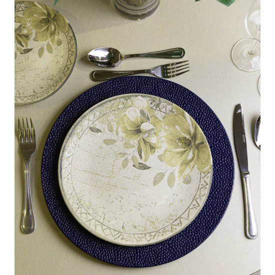 Prato Raso 26cm Magnolia Bege Cerâmica Wolff